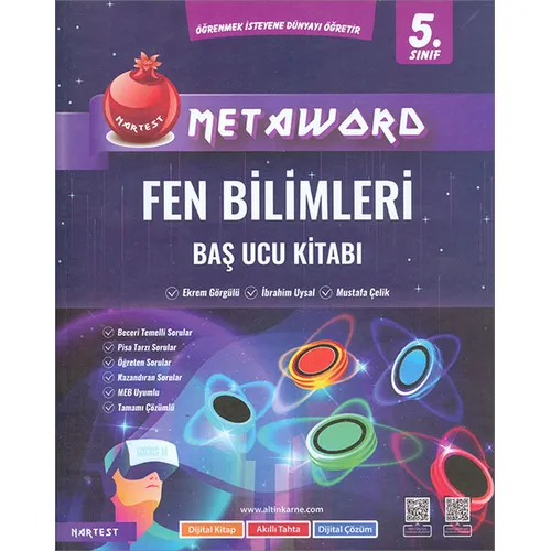 2024 Müfredat Öncesi 5. Sınıf Metaword Fen Bilimleri Nartest Yayınevi