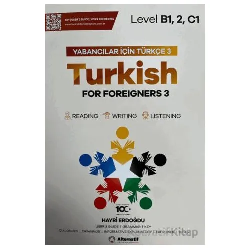 Yabancılar İçin Türkçe 3 - Türkish For Foreigners 3 - Hayri Erdoğdu - Alternatif Yayıncılık