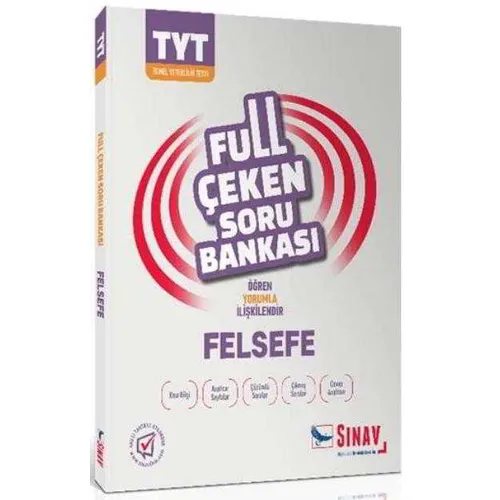 TYT Felsefe Full Çeken Soru Bankası Sınav Dergisi Yayınları
