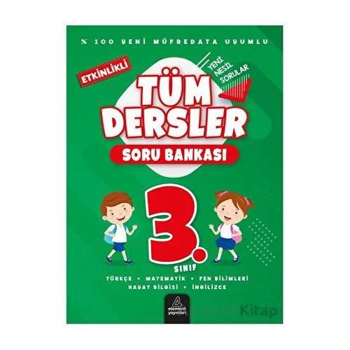 3. Sınıf Tüm Dersler Soru Bankası - 4 Element Yayınları