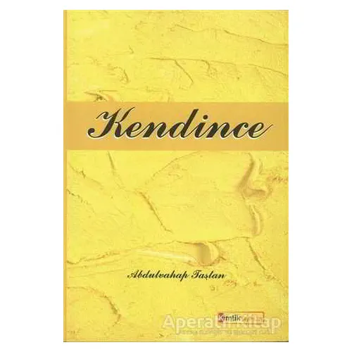 Kendince - Abdulvahap Taştan - Kimlik Yayınları