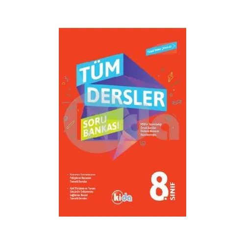 Kida 8.Sınıf Tüm Dersler Soru Bankası