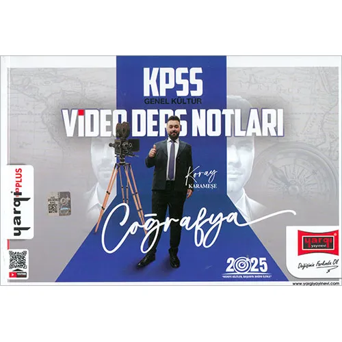 Yargı Yayınları 2025 KPSS Coğrafya Video Ders Notları