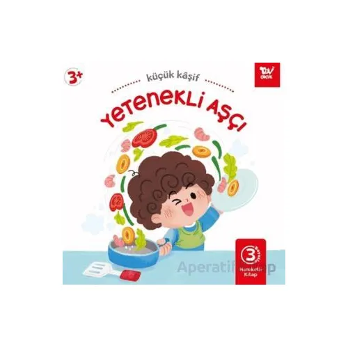 Hareketli Kitap 3d Küçük Kaşif Yetenekli Aşçı - Kolektif - Türkiye Diyanet Vakfı Yayınları