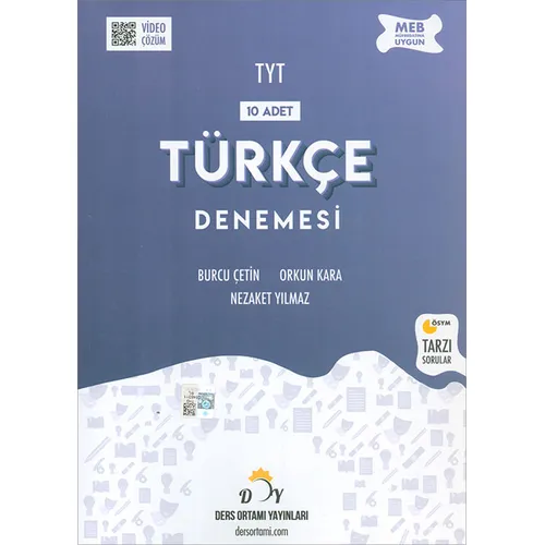 TYT 10 lu Türkçe Denemesi Ders Ortamı Yayınları