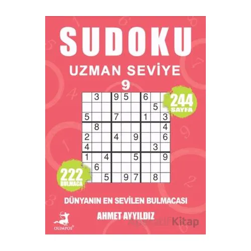 Sudoku Uzmanı Seviye 9 - Ahmet Ayyıldız - Olimpos Yayınları