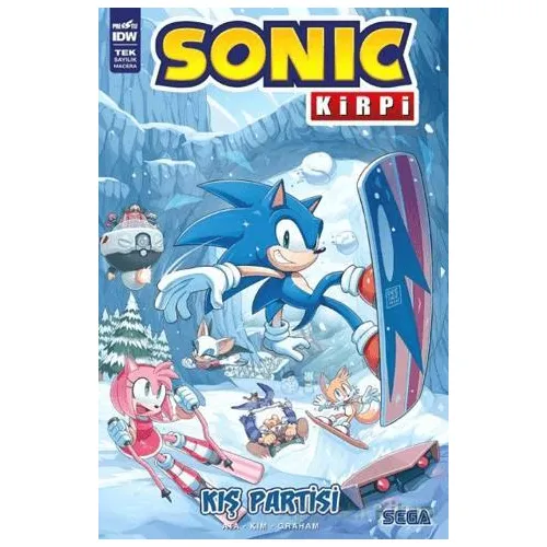 Kirpi Sonic: Kış Partisi - Iasmin Omar Ata - Presstij Kitap