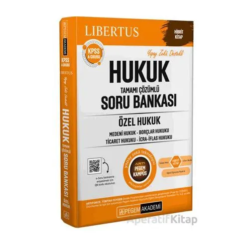 KPSS A Grubu Hukuk Soru Bankası-Özel Hukuk - Kolektif - Pegem Akademi Yayıncılık