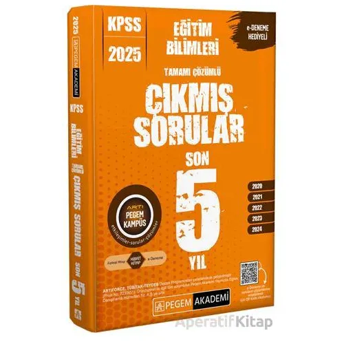 Pegem Tamamı Çözümlü Çıkmış Sorular Son 5 Sınav