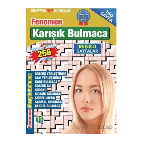 Fenomen Karışık Bulmaca 11 - Bertan Kodamanoğlu - Maxi Yayıncılık