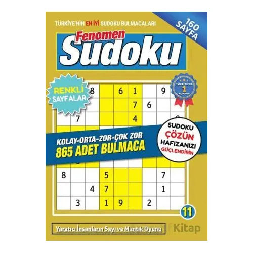 Fenomen Sudoku 11 - Bertan Kodamanoğlu - Maxi Yayıncılık