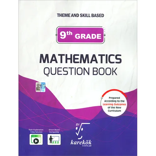 9th Grade Mathematics Question Book (Yeni Müfredat) Karekök Yayınları