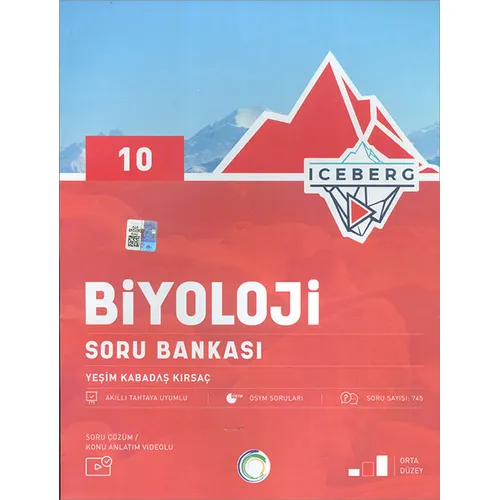 10.Sınıf Iceberg Biyoloji Soru Bankası Okyanus Yayınları