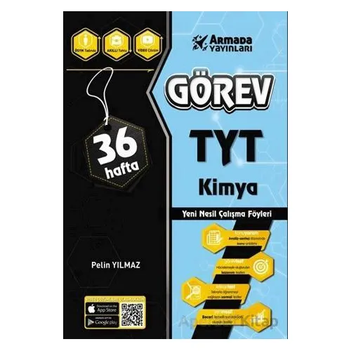 YKS TYT Kimya Yeni Nesil Çalışma Föyleri (36 Hafta) - Pelin Yılmaz - Armada Yayınları