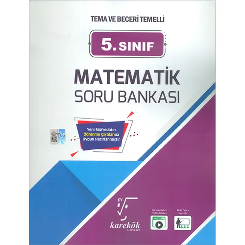 5.Sınıf Matematik Soru Bankası Karekök Yayınları