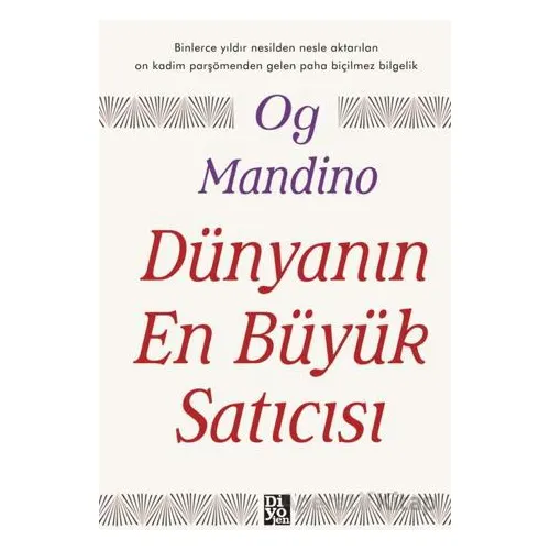 Dünyanın En Büyük Satıcısı - Og Mandino - Diyojen Yayıncılık