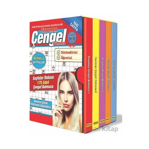 Fenomen Çengel Bulmaca Seti - 5 Kitap - Kolektif - Maxi Yayıncılık