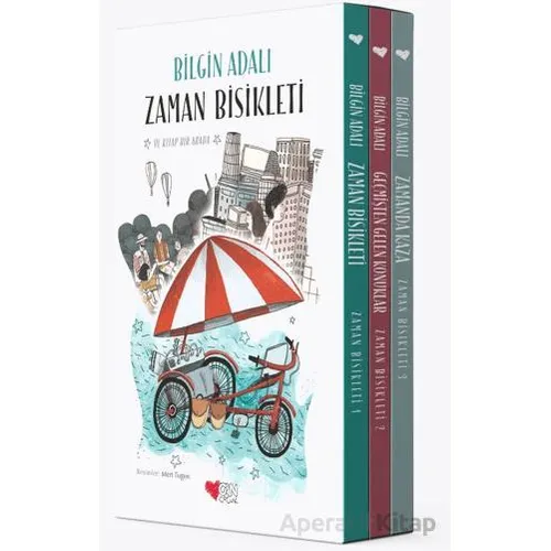 Zaman Bisikleti Üçlemesi Kutulu Set - Bilgin Adalı - Can Çocuk Yayınları