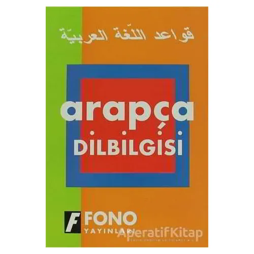 Arapça Dilbilgisi - Hamza Özaslan - Fono Yayınları