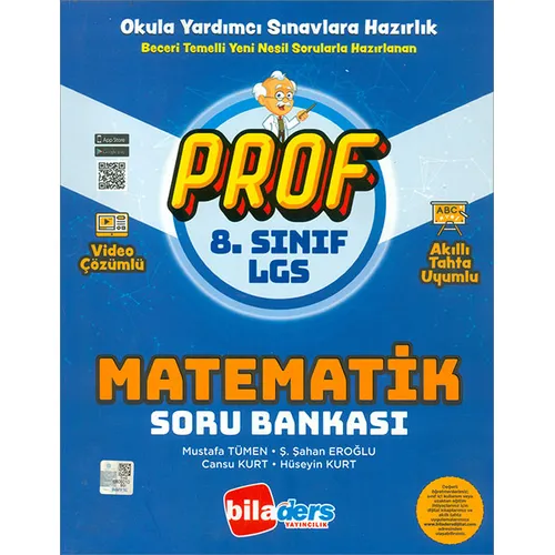 8. Sınıf LGS Prof Matematik Soru Bankası Biladers Yayıncılık