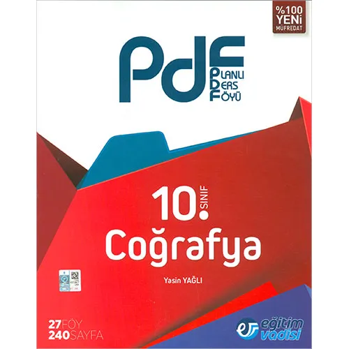 Eğitim Vadisi 10.Sınıf Coğrafya PDF Planlı Ders Föyü