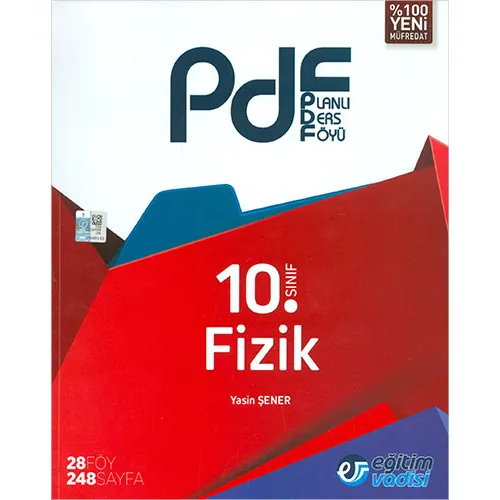 Eğitim Vadisi 10.Sınıf Fizik PDF Planlı Ders Föyü
