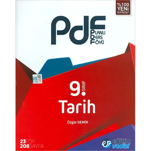 Eğitim Vadisi 9.Sınıf Tarih PDF Planlı Ders Föyü 2024 öncesi müfredat