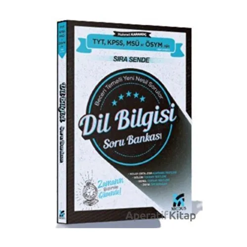 TYT KPSS MSÜ ÖSYM Sıra Sende Dil Bilgisi Soru Bankası Modus Yayınları