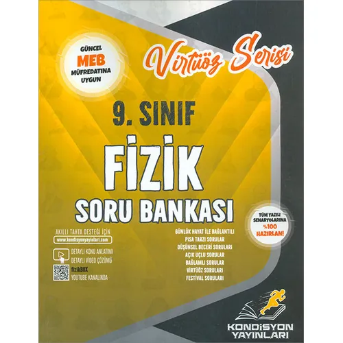 9.Sınıf Fizik Virtüöz Serisi Soru Bankası Kondisyon Yayınları