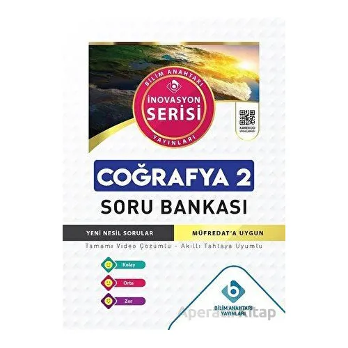 Coğrafya 2 Soru Bankası Bilim Anahtarı Yayınları