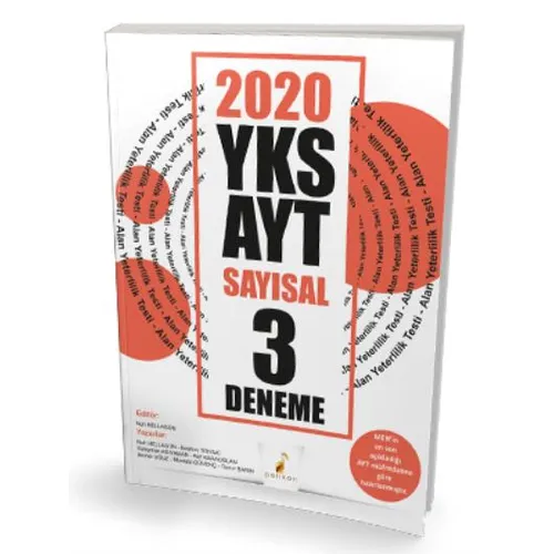 Pelikan AYT Sayısal 3 Deneme Sınavı