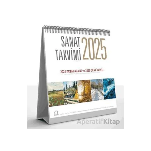 Sanat Takvimi 2025 Masa Takvimi - Kolektif - Angora Kitapları