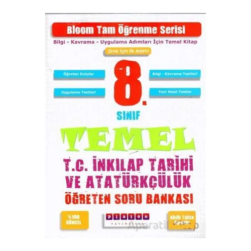 8.Sınıf T.C. Inkılap Tarihi ve Atatürkçülük Soru Bankası Platon Yayıncılık