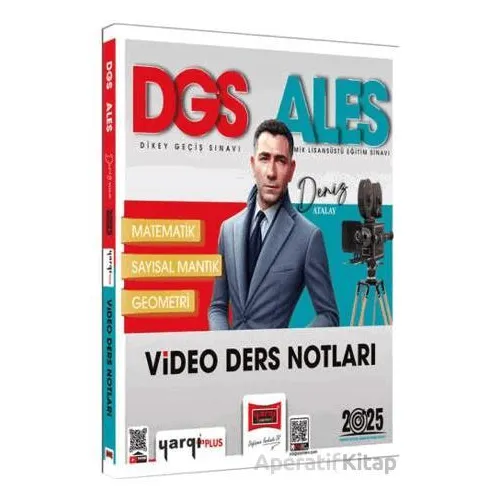 Yargı Yayınları 2025 DGS ALES Matematik Sayısal Mantık Geometri Video Ders Notları (Deniz Atalay)