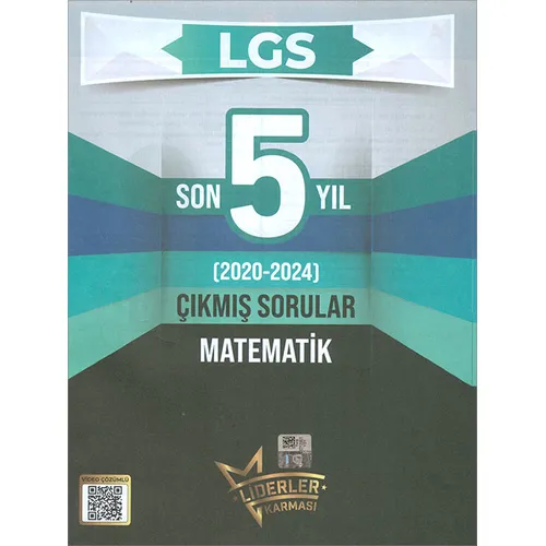 8.Sınıf LGS Matematik Son 5 Yıl Çıkmış Sorular Liderler Karması