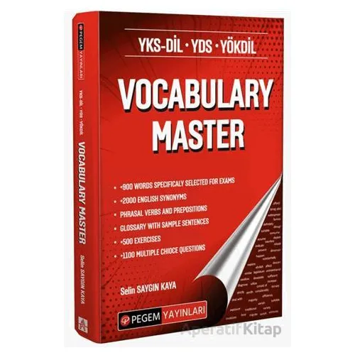 YKS-DİL YDS YÖKDİL Vocabulary Master - Kollektif - Pegem Akademi Yayıncılık