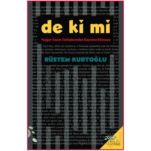 De Ki Mi - Rüstem Kurtoğlu - h2o Kitap