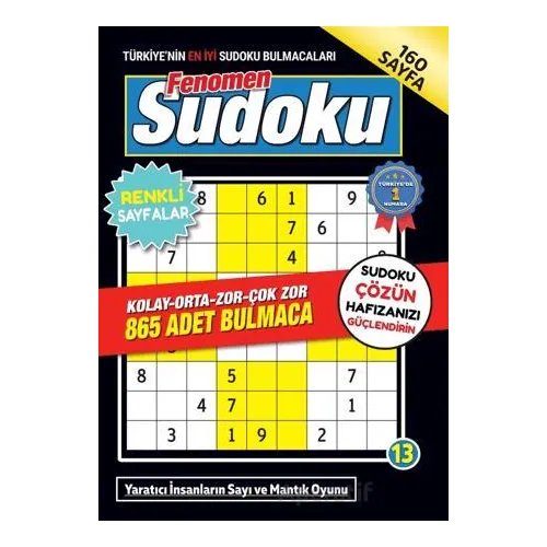 Fenomen Sudoku 13 - Kolektif - Maxi Yayıncılık