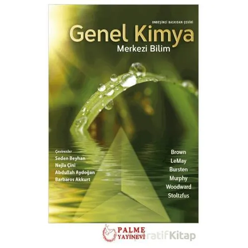Genel Kimya Merkezi Bilim - Kolektif - Palme Yayıncılık