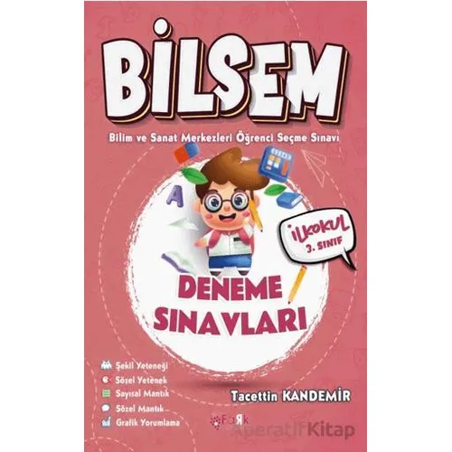 Bilsem 3 Deneme Sınavları - Tacettin Kandemir - Fark Yayınları