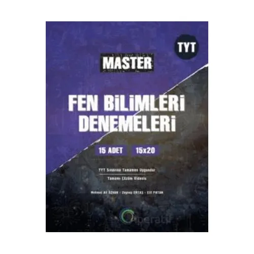 TYT Master 15 Fen Bilimleri Denemeleri Okyanus Yayıncılık