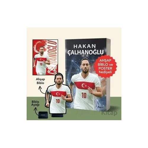 Hakan Çalhanoğlu - Ahşap Biblo ve Poster Hediyeli! - Kerem Tek - Flipper Yayıncılık