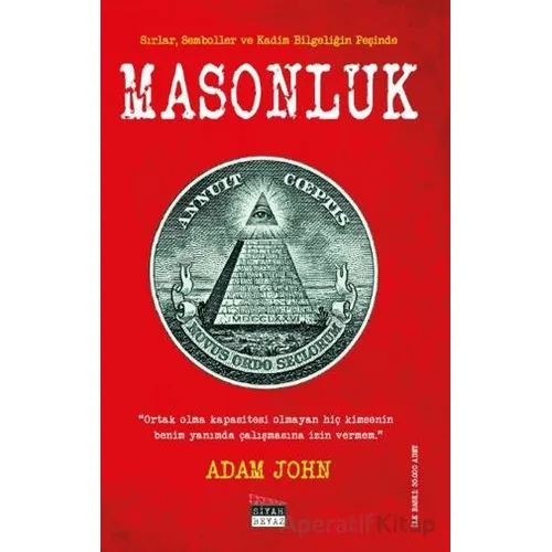 Masonluk - Adam John - Siyah Beyaz Yayınları