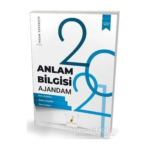 2021 Anlam Bilgisi Ajandam - İhsan Güverçin - Pelikan Tıp Teknik Yayıncılık