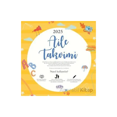Aile Takvimi 2025 - Kolektif - Abm Yayınevi