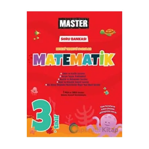 3. Sınıf Master Matematik Soru Bankası Okyanus Yayıncılık