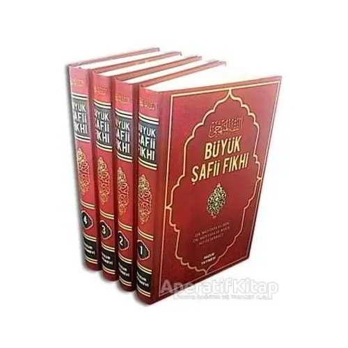 Büyük Şafii Fıkhı (4 Kitap Takım Kutulu) - Mustafa el-Buğa - Huzur Yayınevi