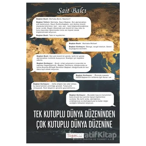 Tek Kutuplu Dünya Düzeninden Çok Kutuplu Dünya Düzenine - Sait Balcı - Togan Yayıncılık