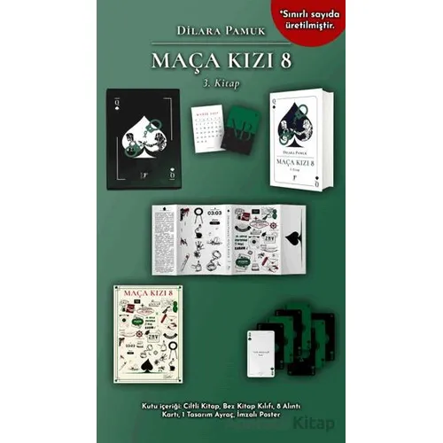 Maça Kızı 8 - 3. Kitap (Kutulu Set) - Dilara Pamuk - Artemis Yayınları