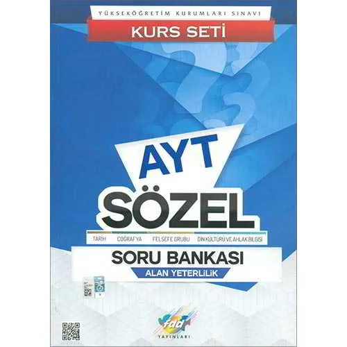FDD AYT Sözel Soru Bankası Kurs Seti